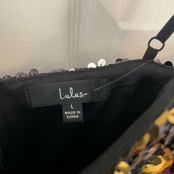 NWT Lulu Sequin Cocktail Dress - Picture 4 of 5